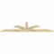 Ekena Millwork Richland Rough Sawn Timber Gable Bracket, Douglas Fir, 84"W x 21"H x 2"D x 4"F, 6/12 Pitch GBW084X21X0204RIC00RDF - alternate 5
